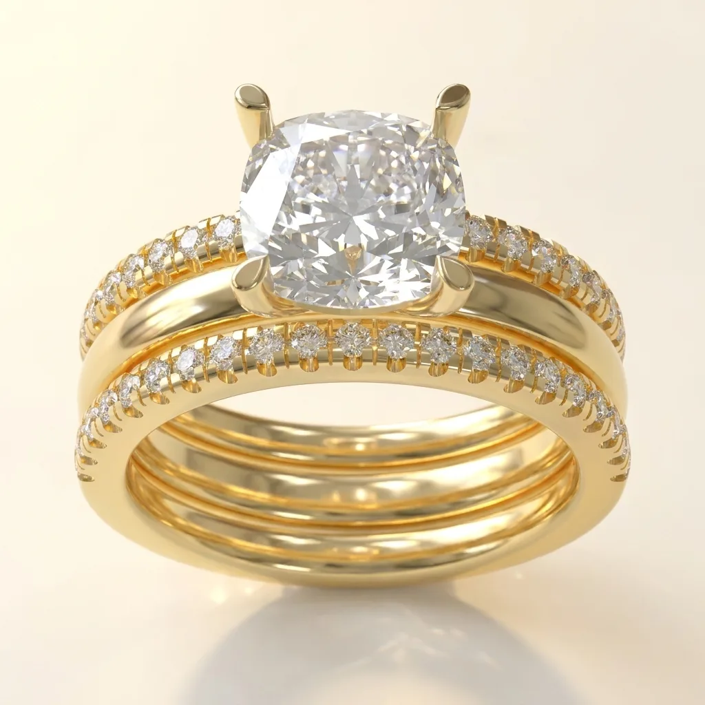 Engagement And Wedding Ring