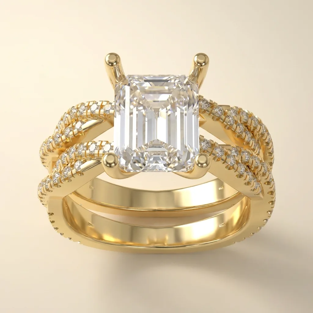 Engagement And Wedding Ring