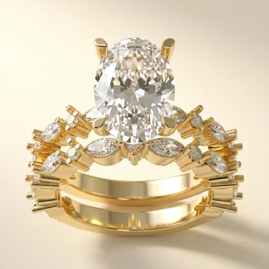 Engagement And Wedding Ring