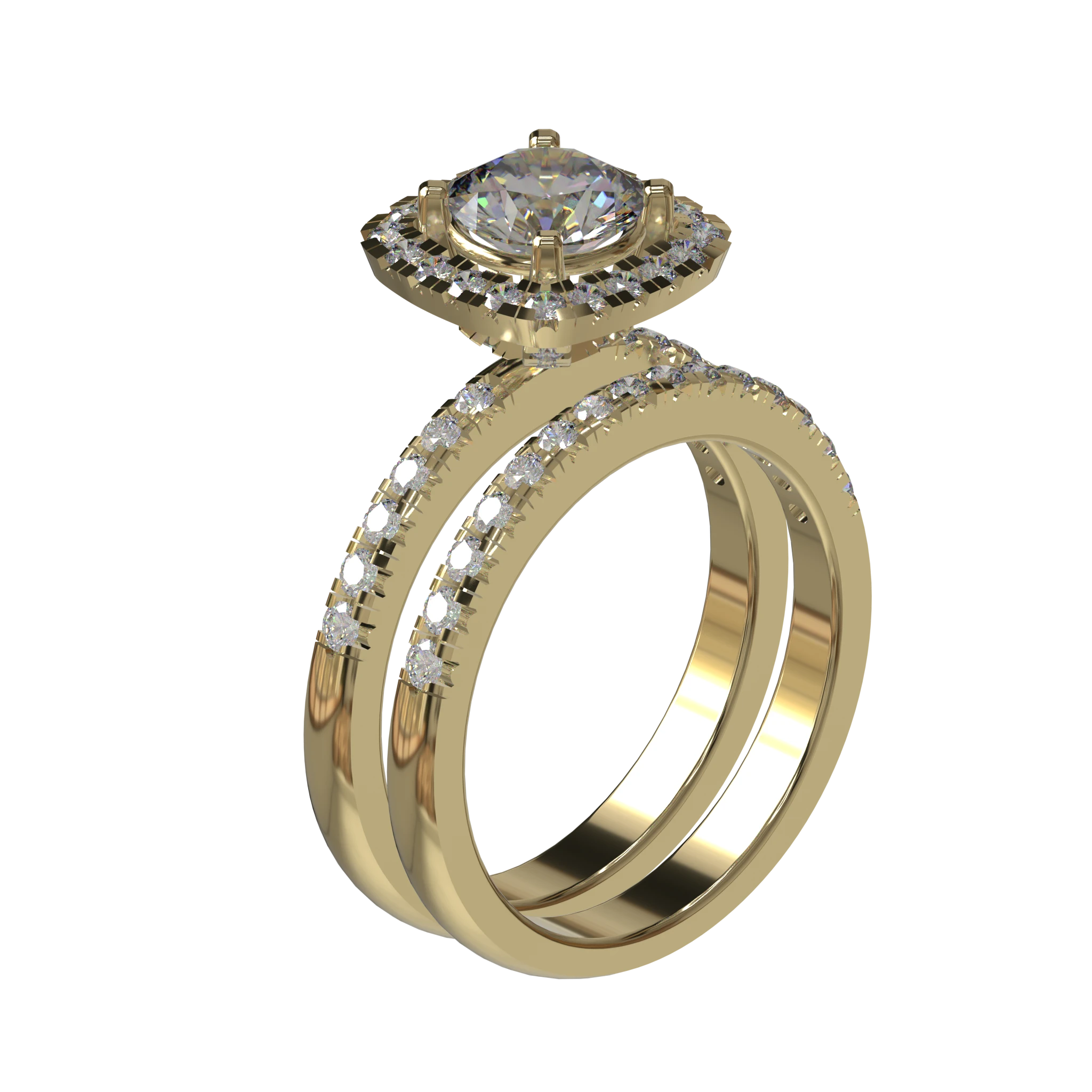 Engagement And Wedding Ring