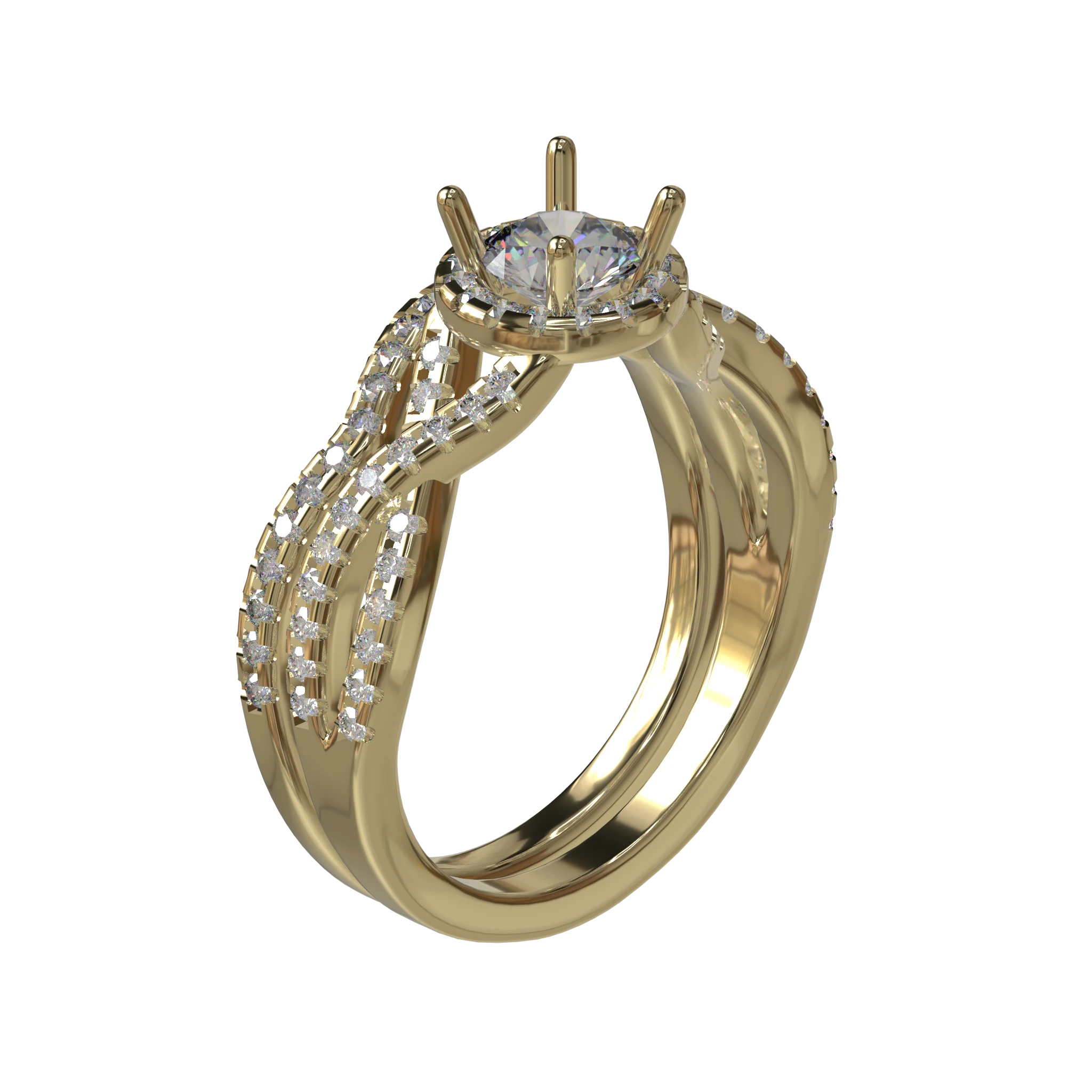 Engagement And Wedding Ring