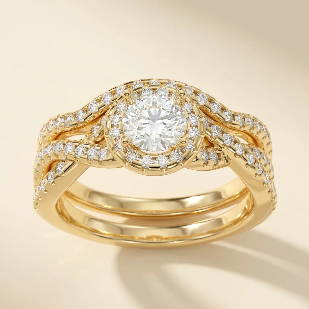 Engagement And Wedding Ring