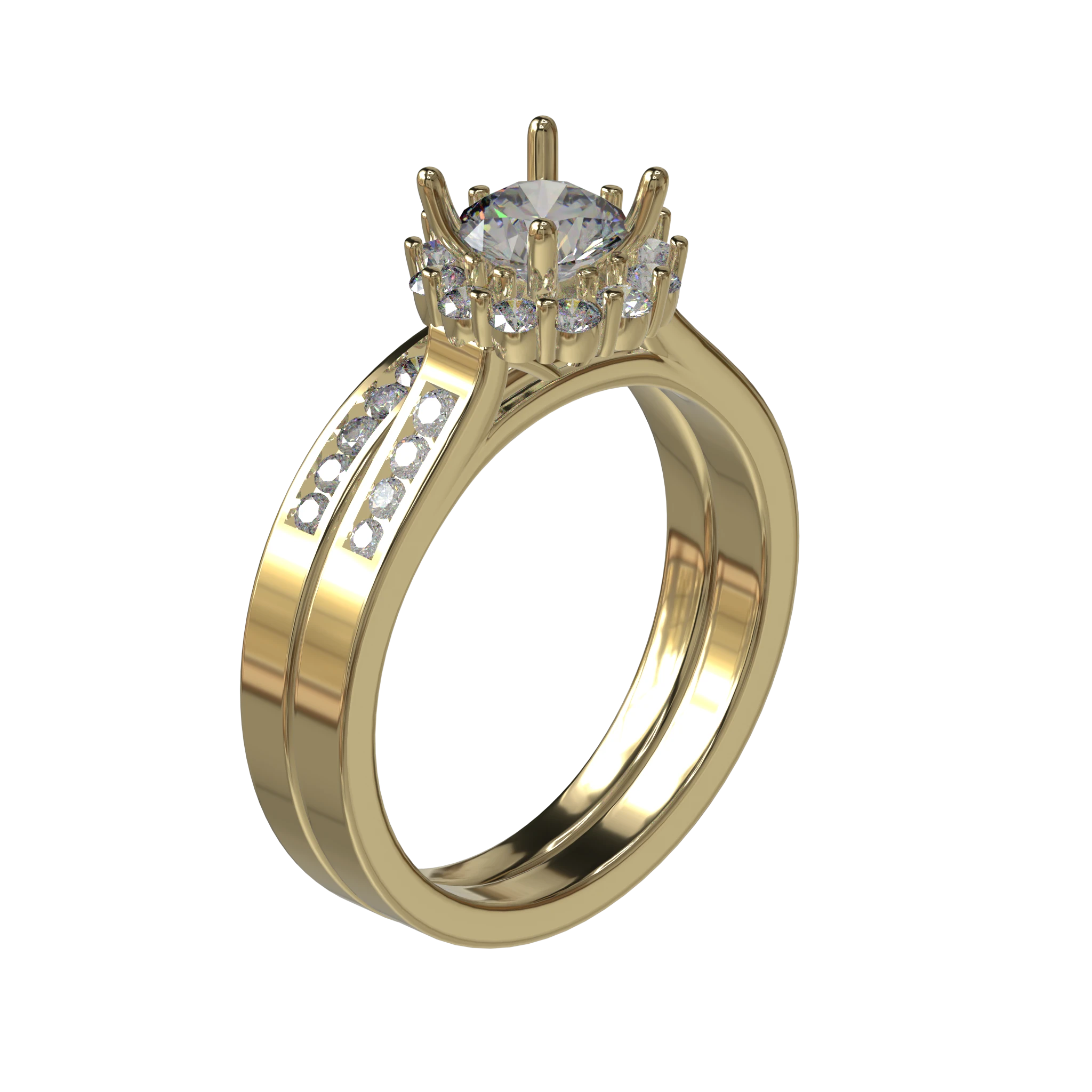 Engagement And Wedding Ring