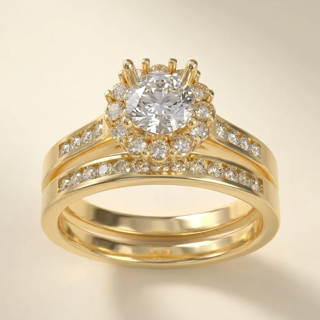 Engagement And Wedding Ring