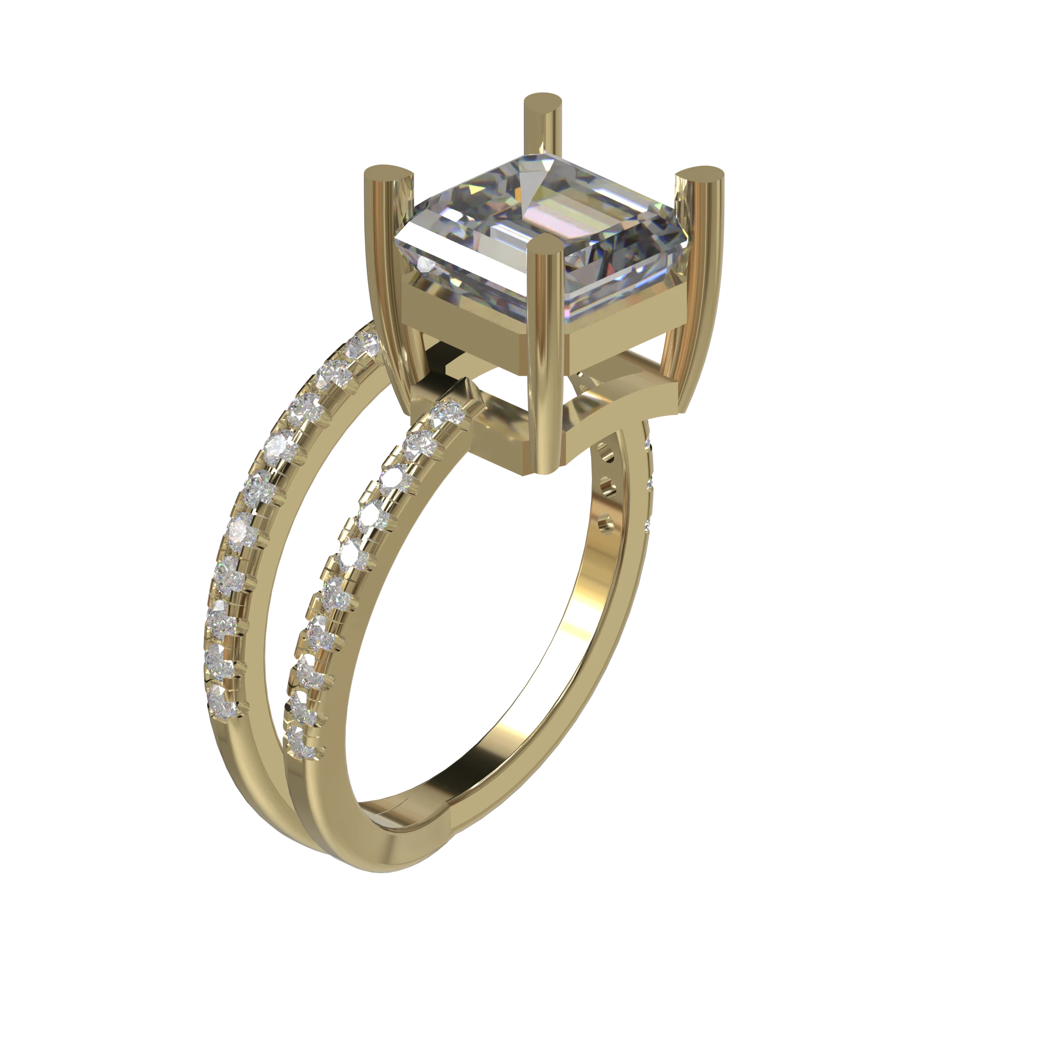 Engagement And Wedding Ring