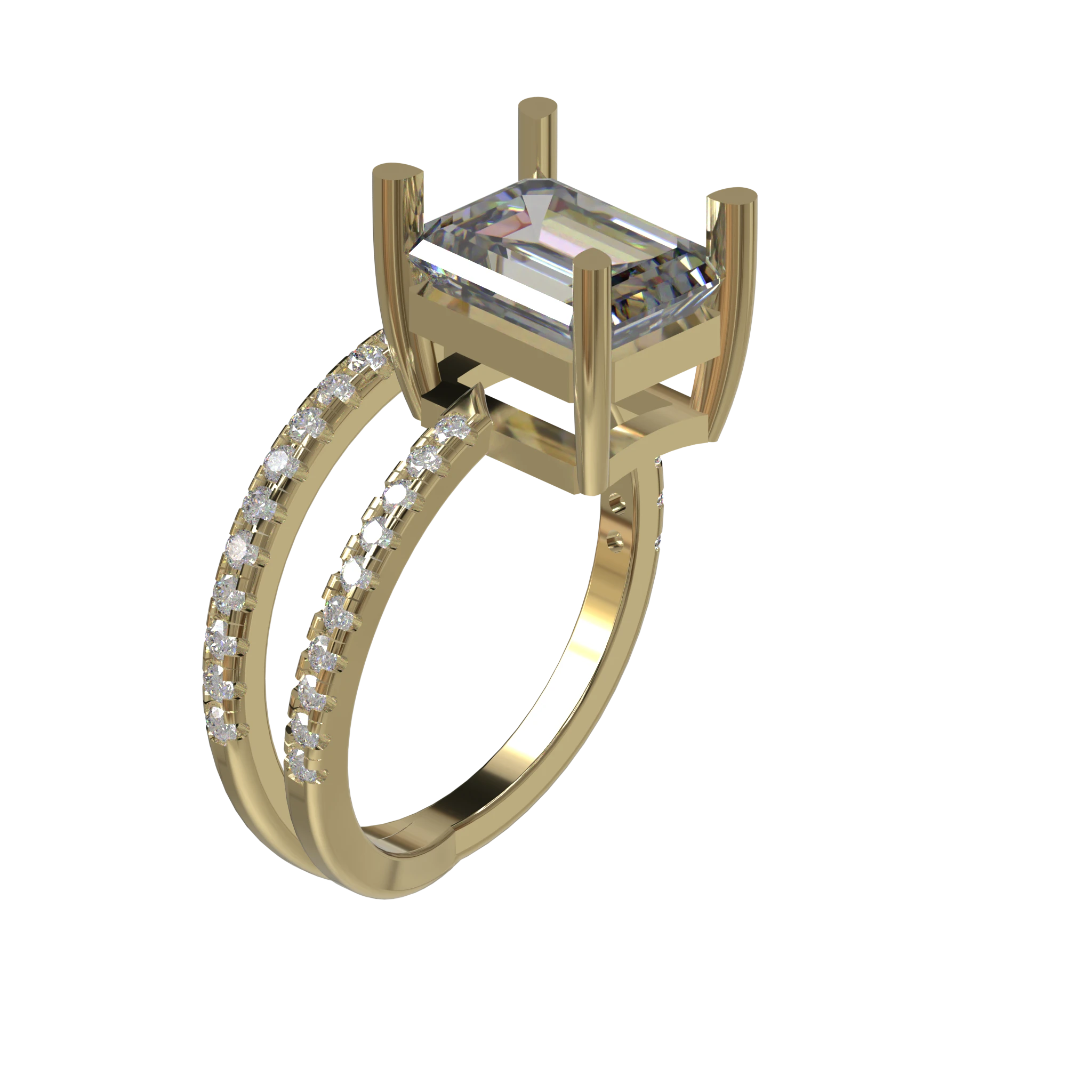 Engagement And Wedding Ring