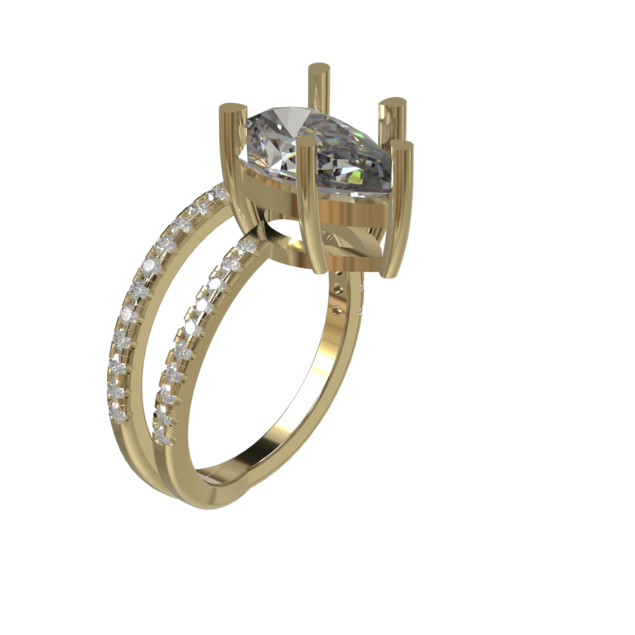 Engagement And Wedding Ring