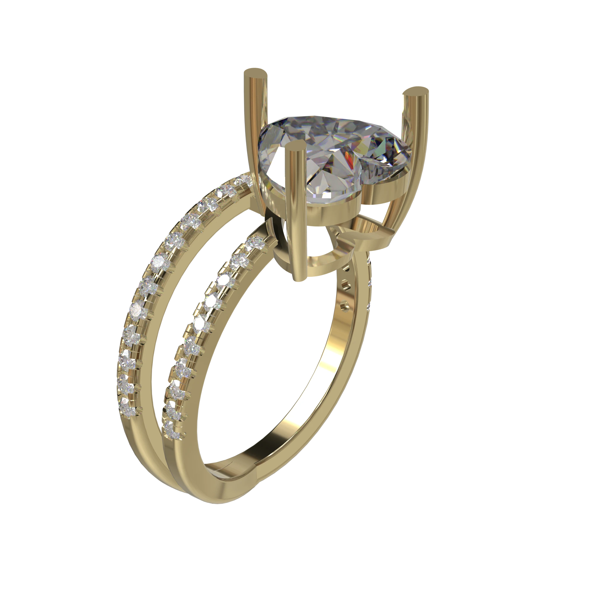 Engagement And Wedding Ring