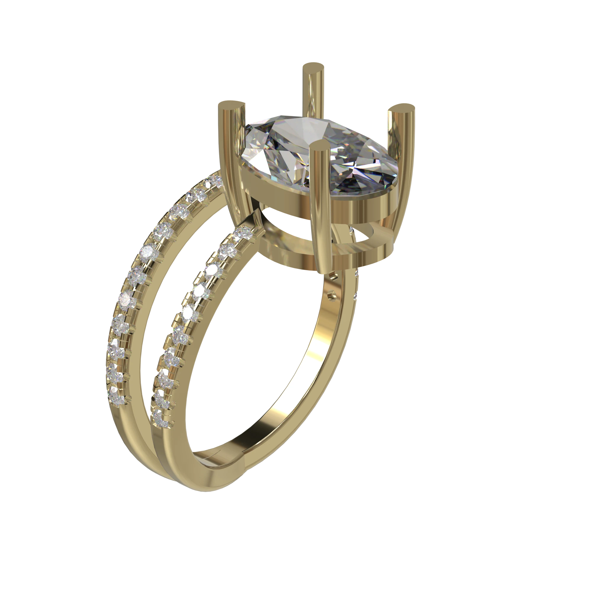 Engagement And Wedding Ring