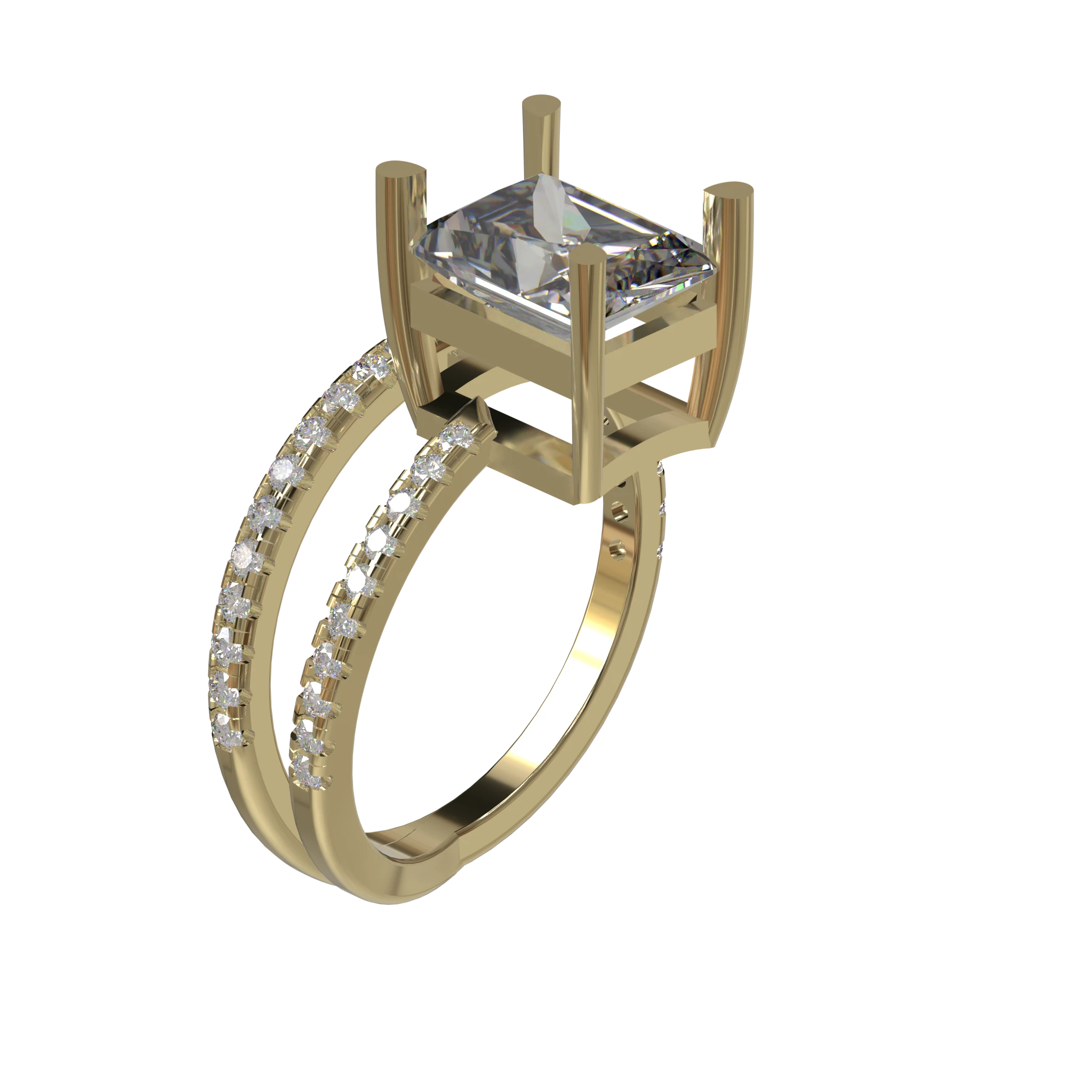 Engagement And Wedding Ring