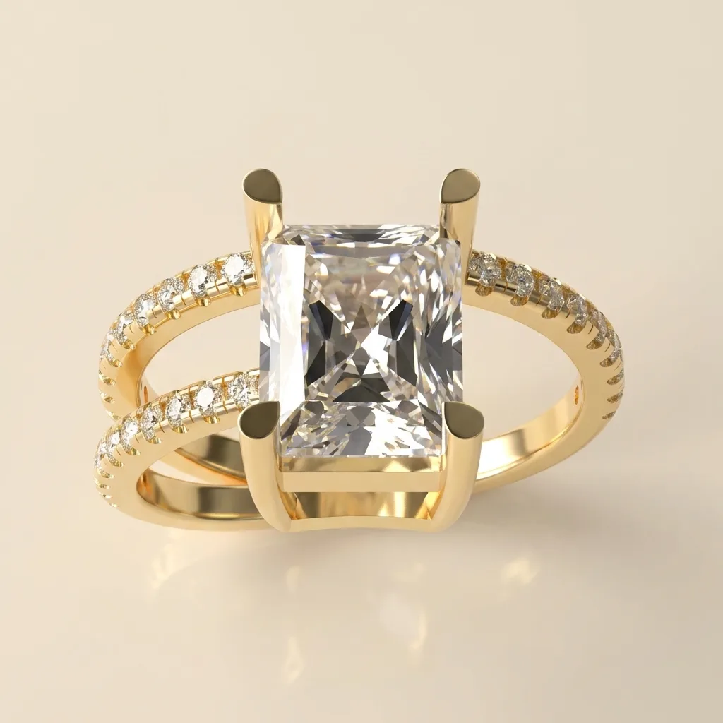 Engagement And Wedding Ring