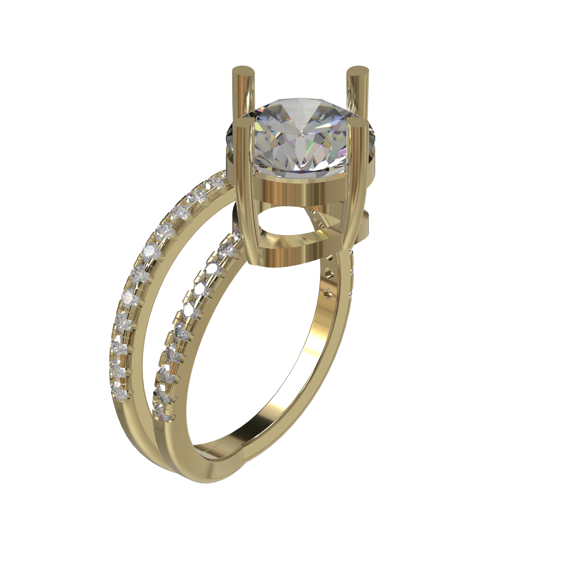 Engagement And Wedding Ring