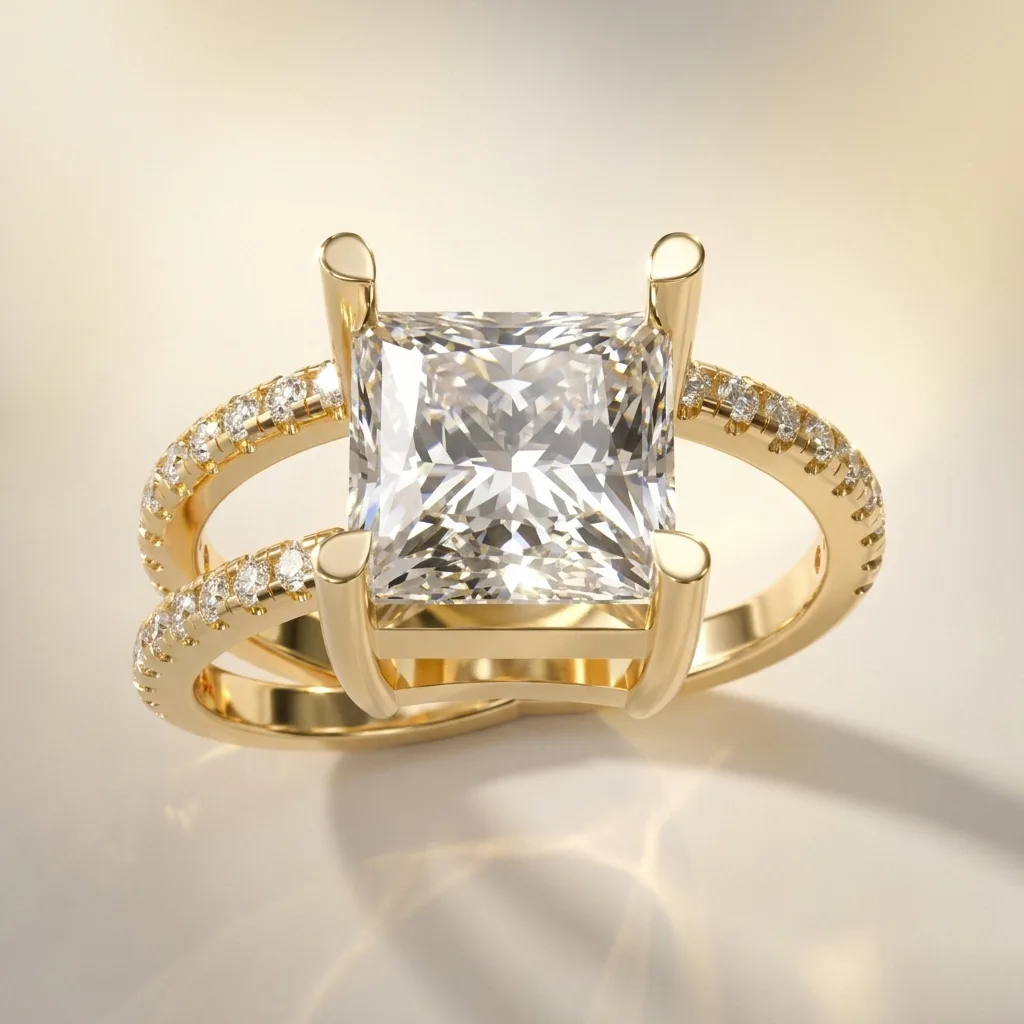 Engagement And Wedding Ring
