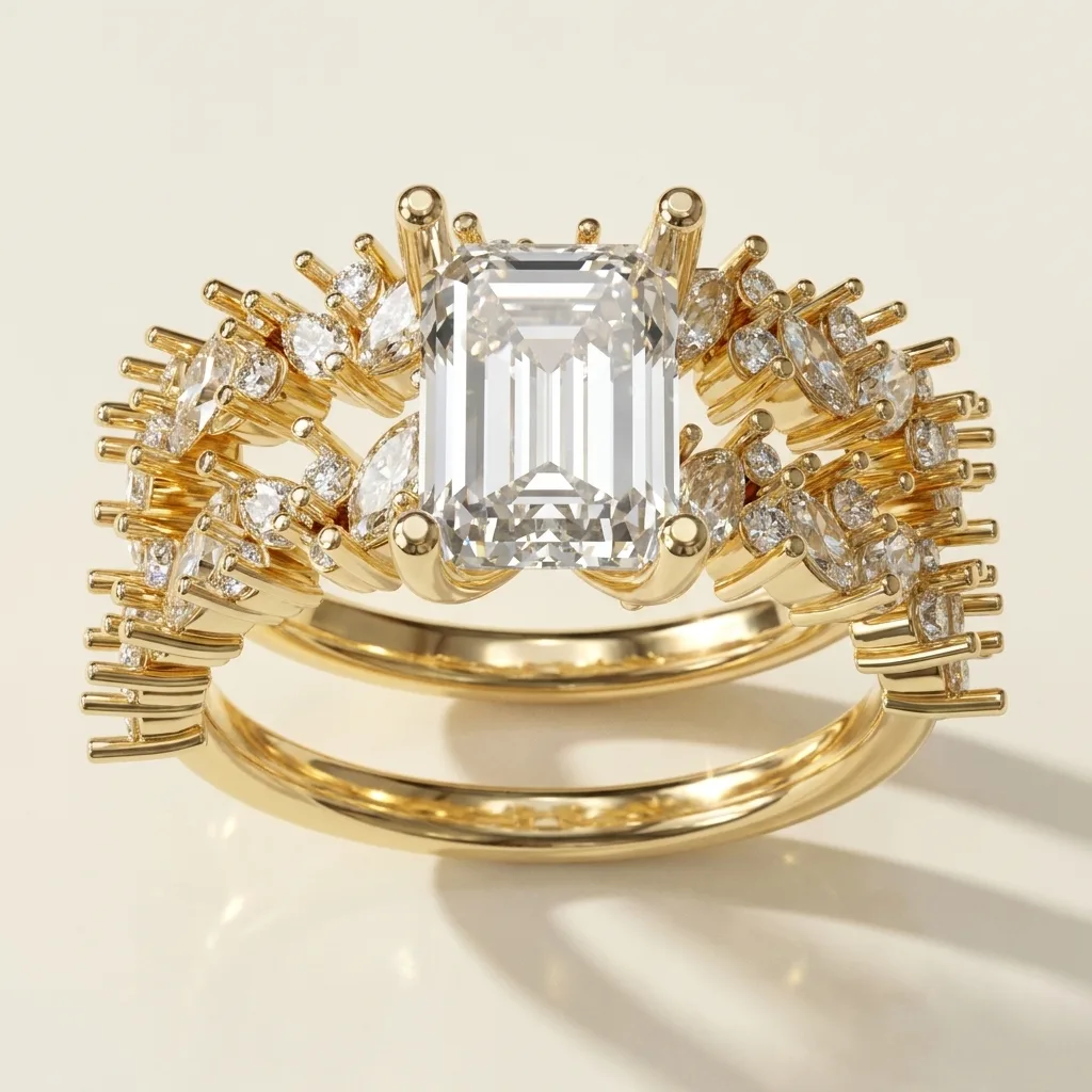 Engagement And Wedding Ring