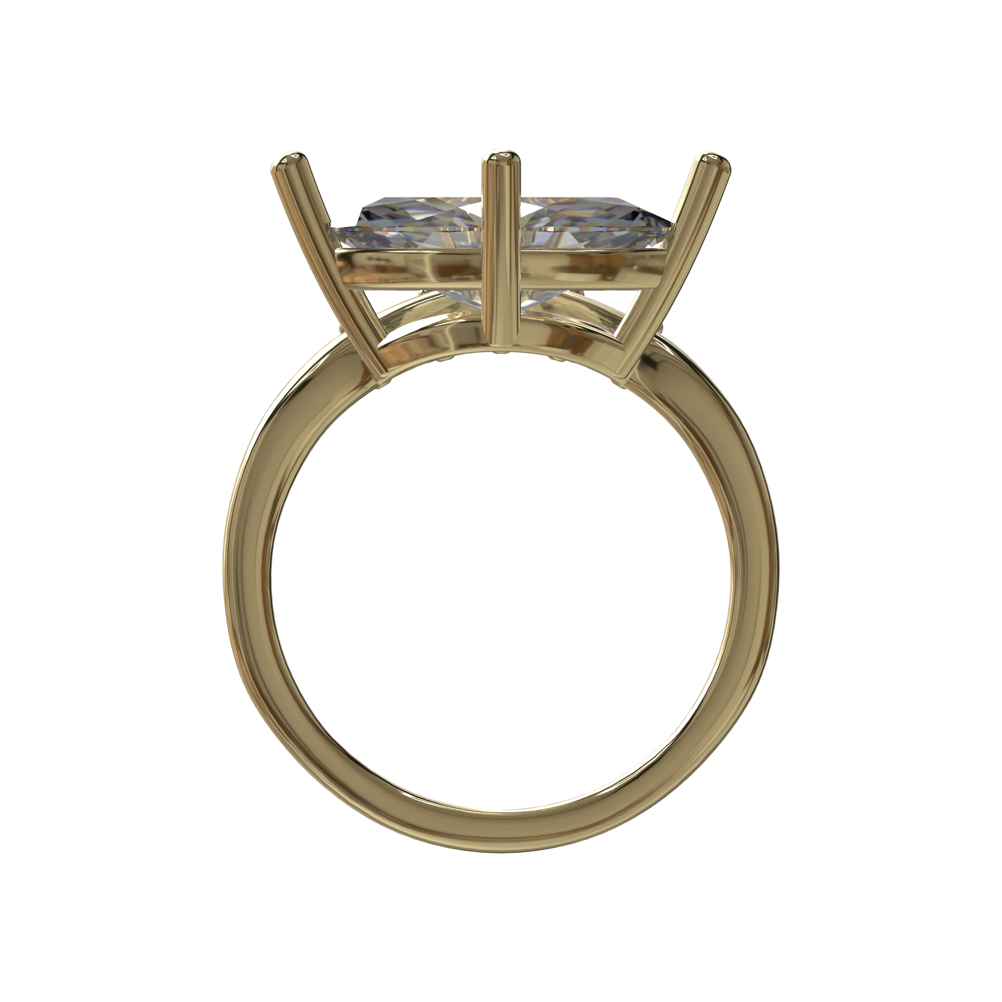 Engagement And Wedding Ring view 2