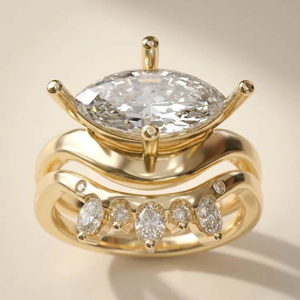 Engagement And Wedding Ring