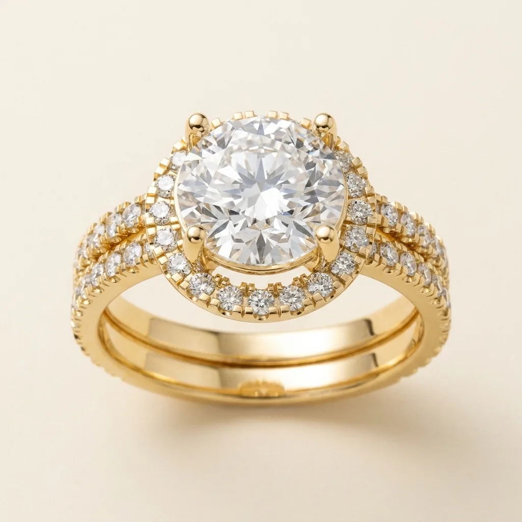 Engagement And Wedding Ring