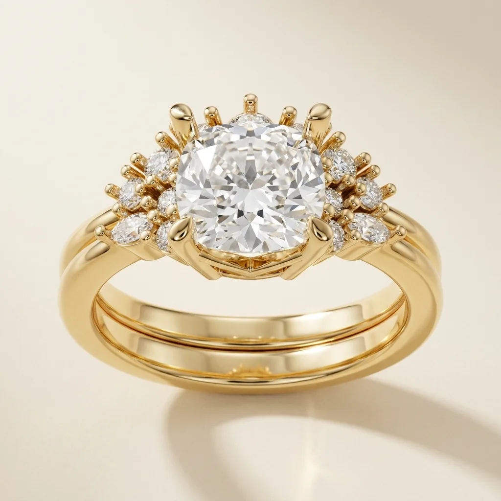 Engagement And Wedding Ring