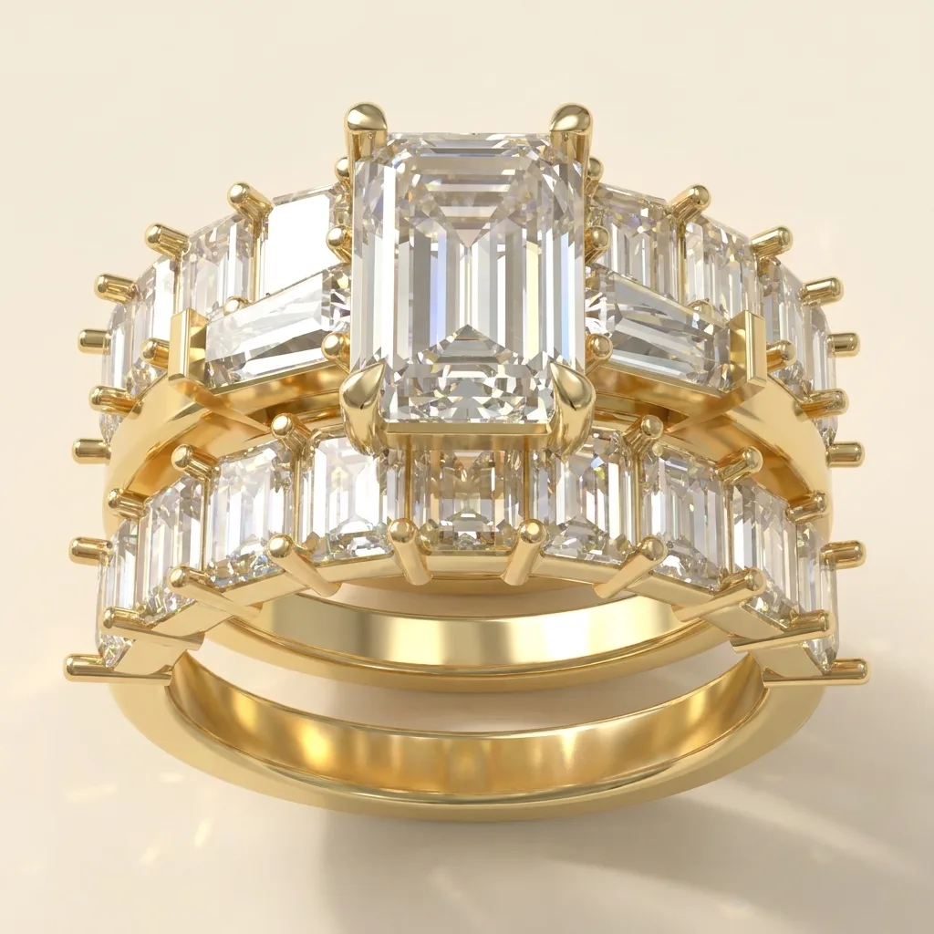 Engagement And Wedding Ring