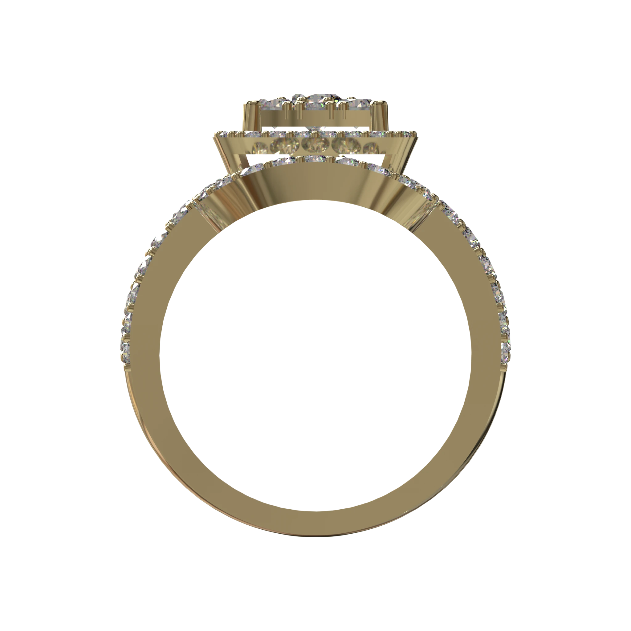 Engagement And Wedding Ring view 2