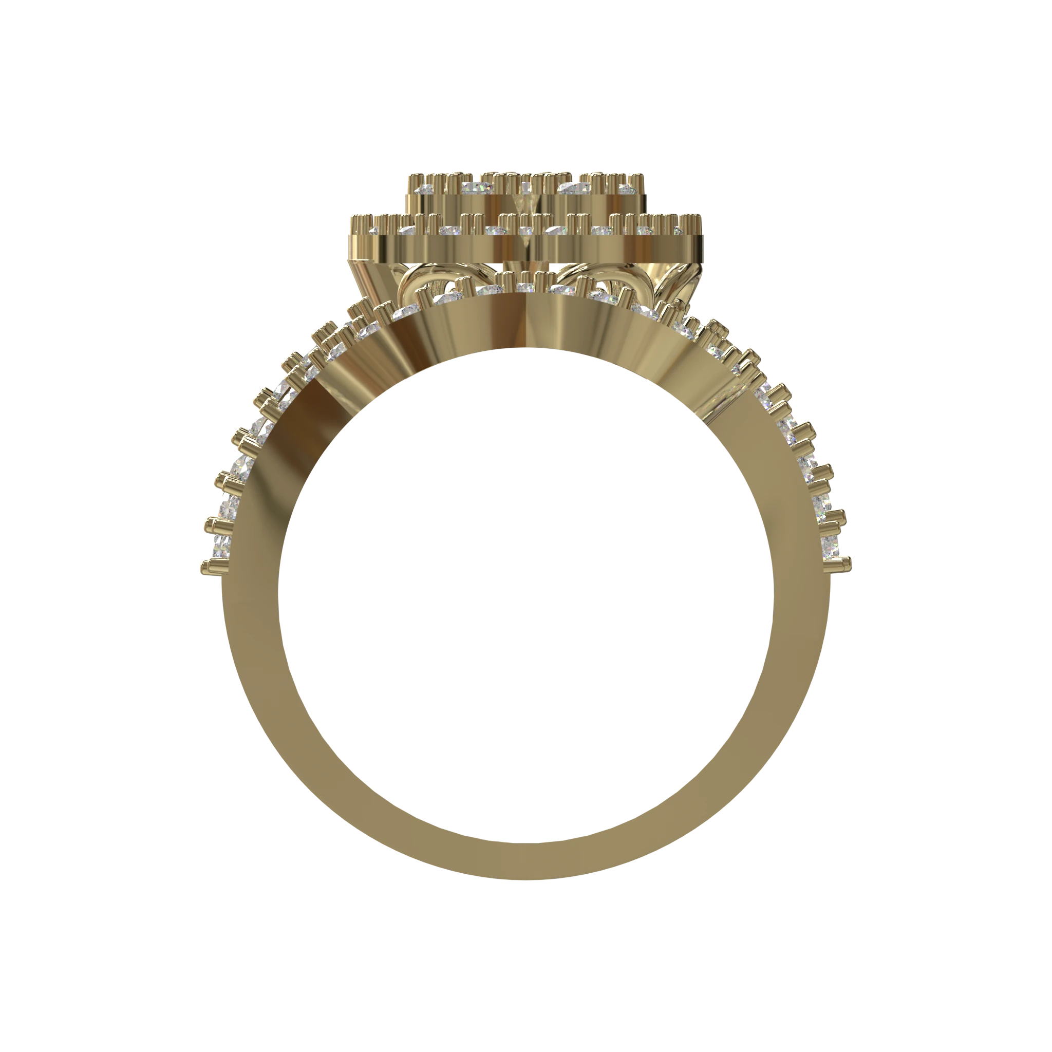 Engagement And Wedding Ring view 2