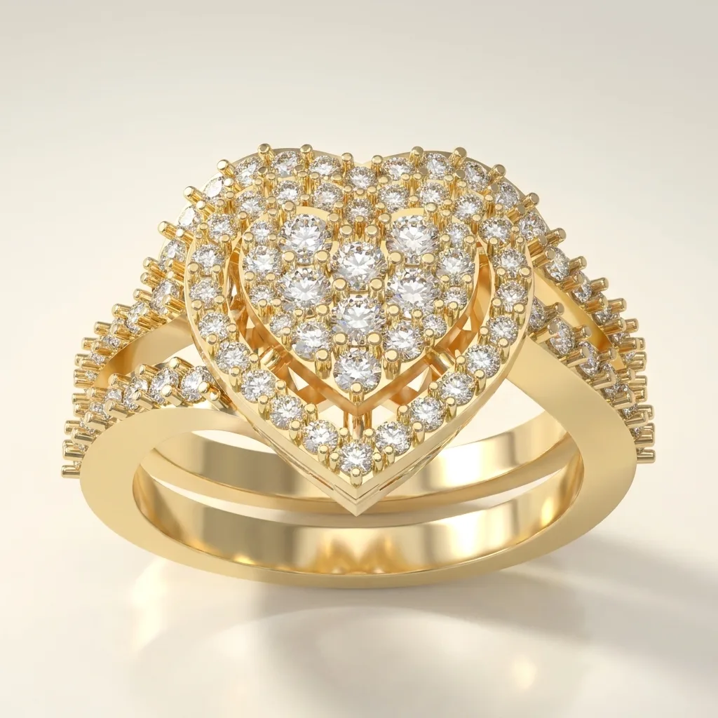 Engagement And Wedding Ring