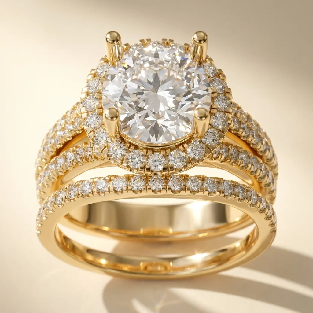 Engagement And Wedding Ring