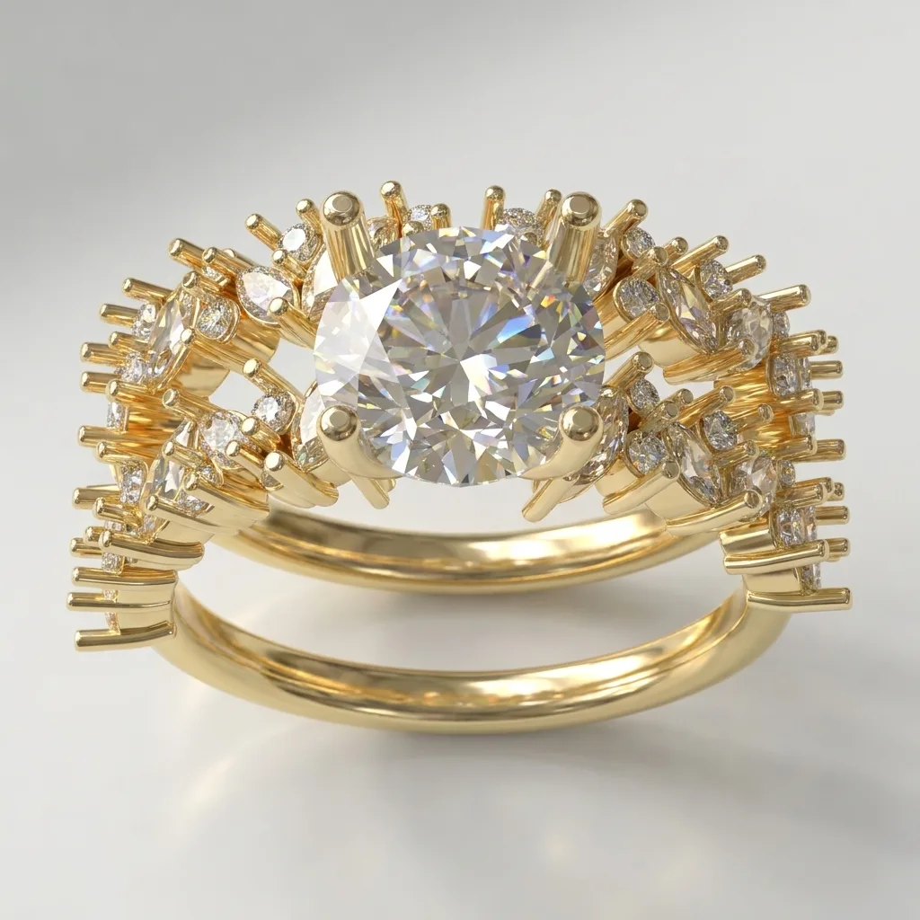Engagement And Wedding Ring