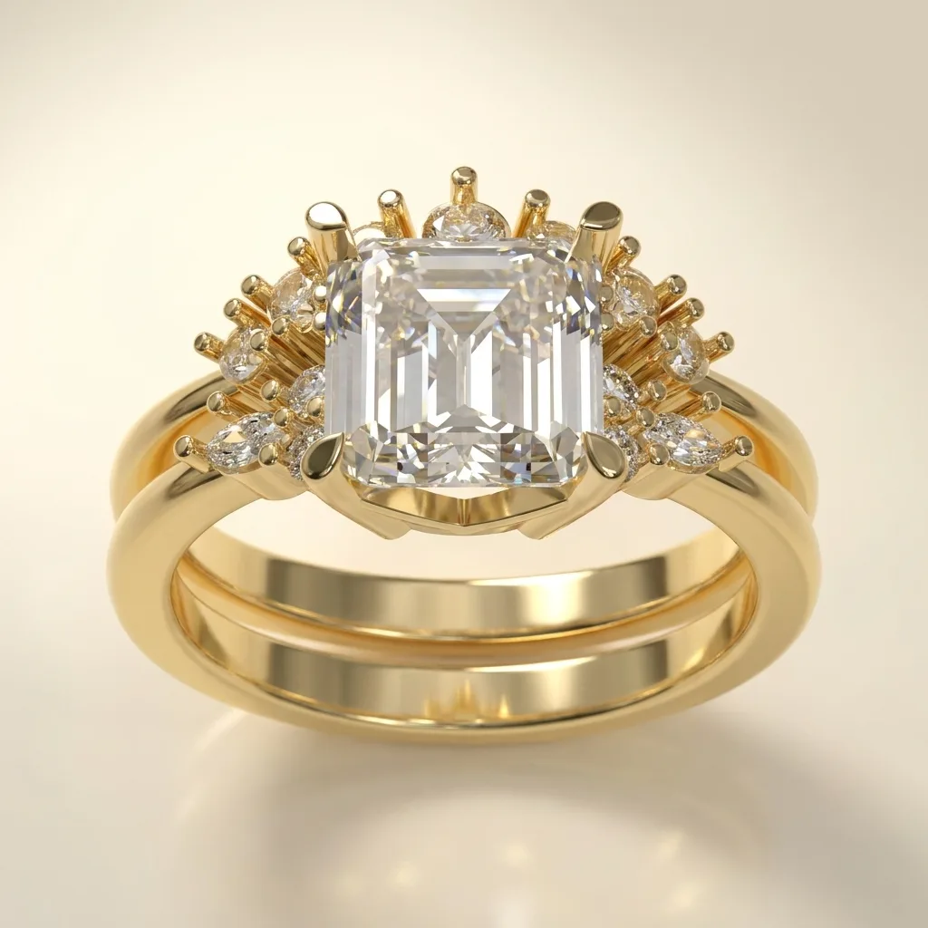 Engagement And Wedding Ring