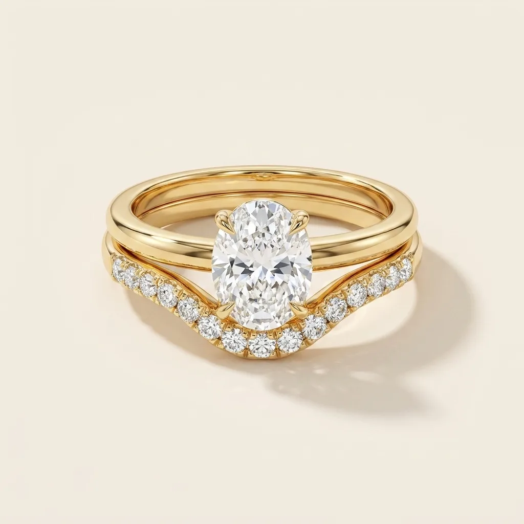 Engagement And Wedding Ring