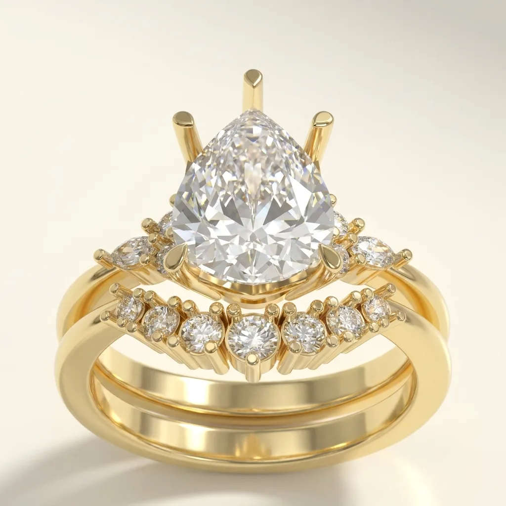 Engagement And Wedding Ring