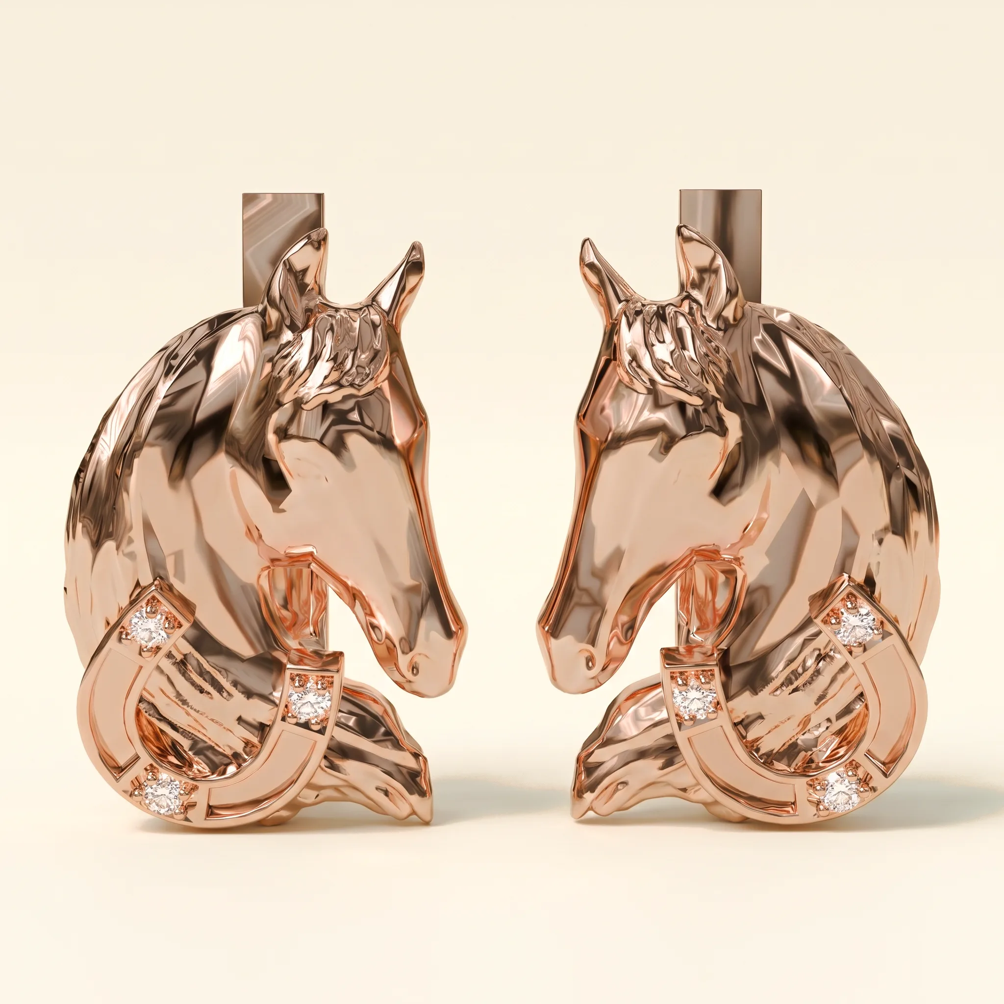 Horse Earrings — View 2