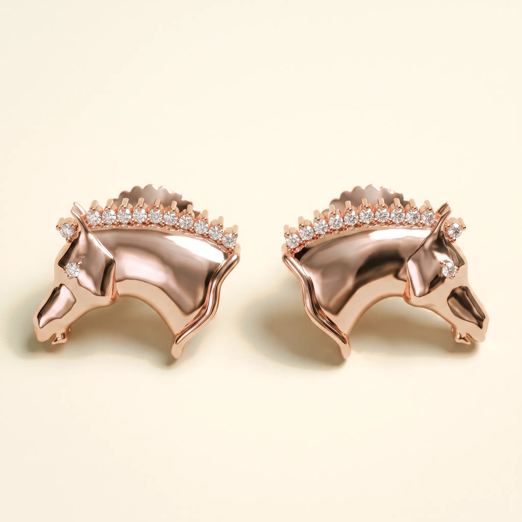 Horse Earrings — View 2