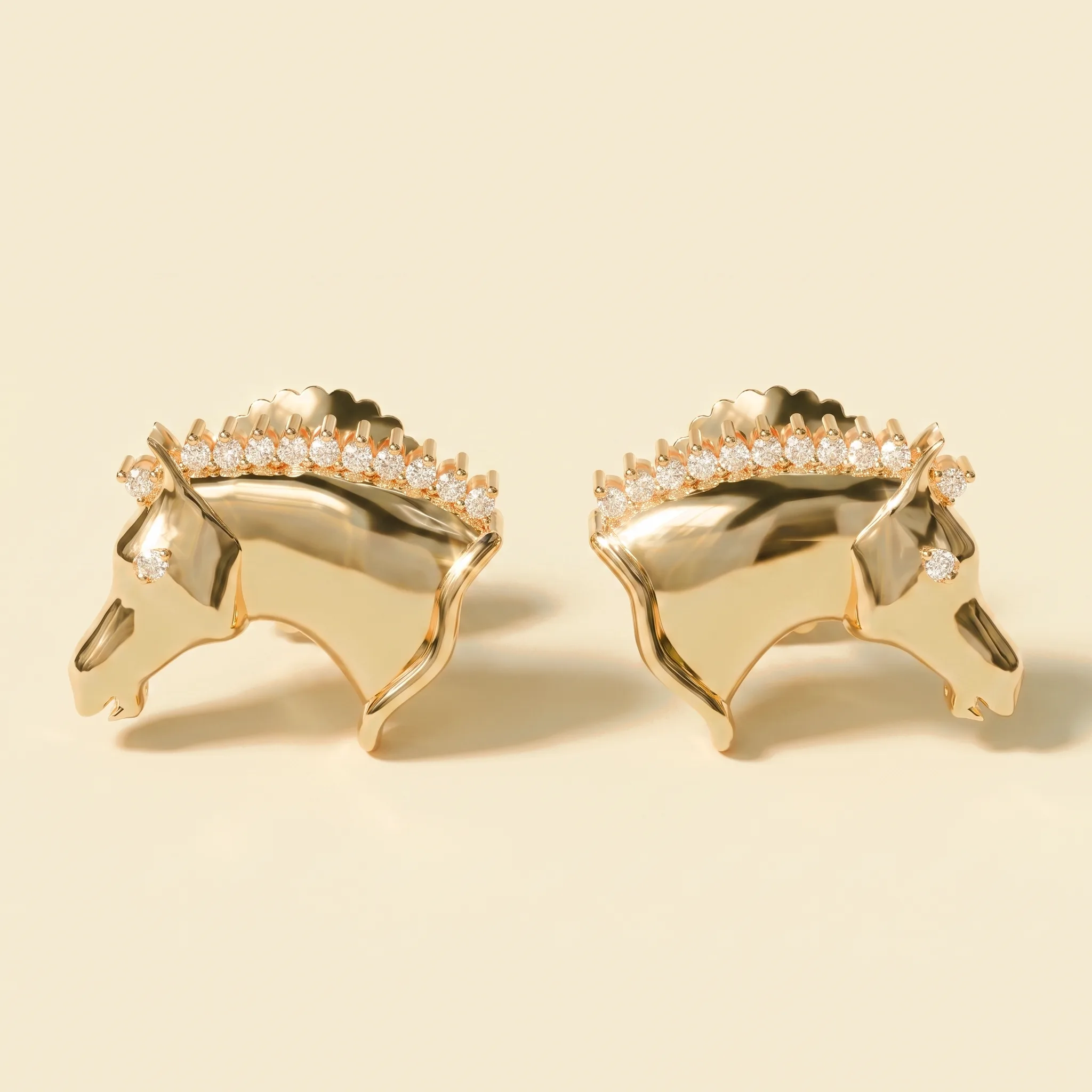 Horse Earrings — View 1